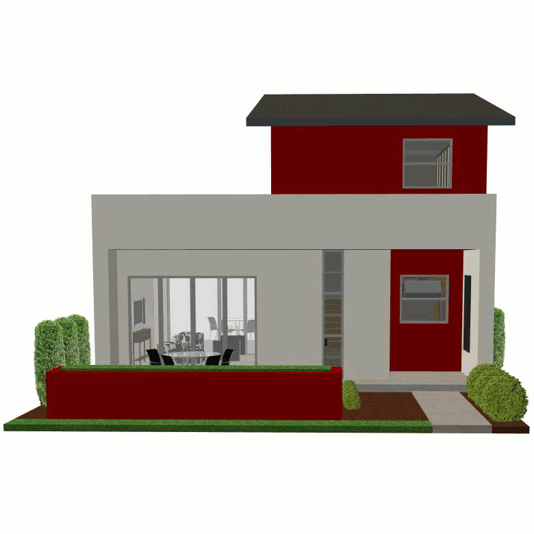 Contemporary Small House Plan | 61custom | Contemporary ...