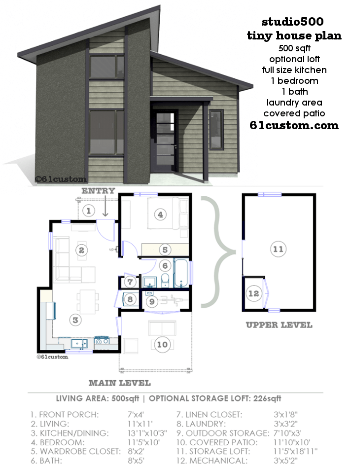 2 Bedroom Modern Tiny House Zion Star