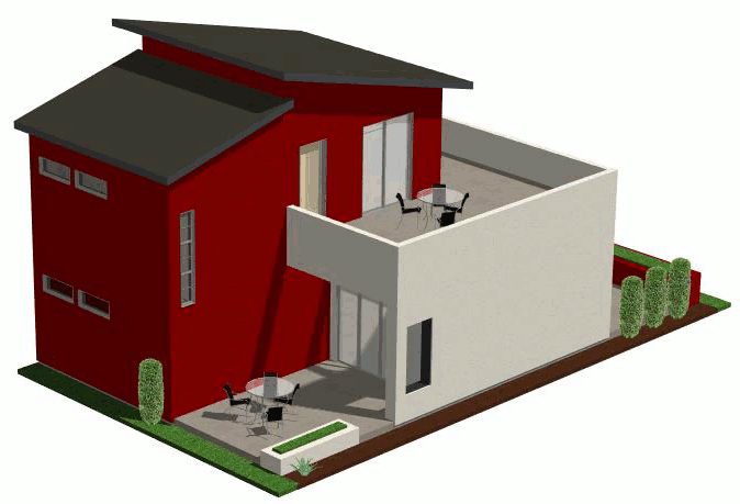 Contemporary Small House Plan | 61custom | Contemporary & Modern House