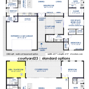 courtyard23 Semi-Custom Home Plan | 61custom | Contemporary & Modern ...