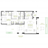 modern 2 bedroom floorplan