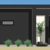 small courtyard houseplan